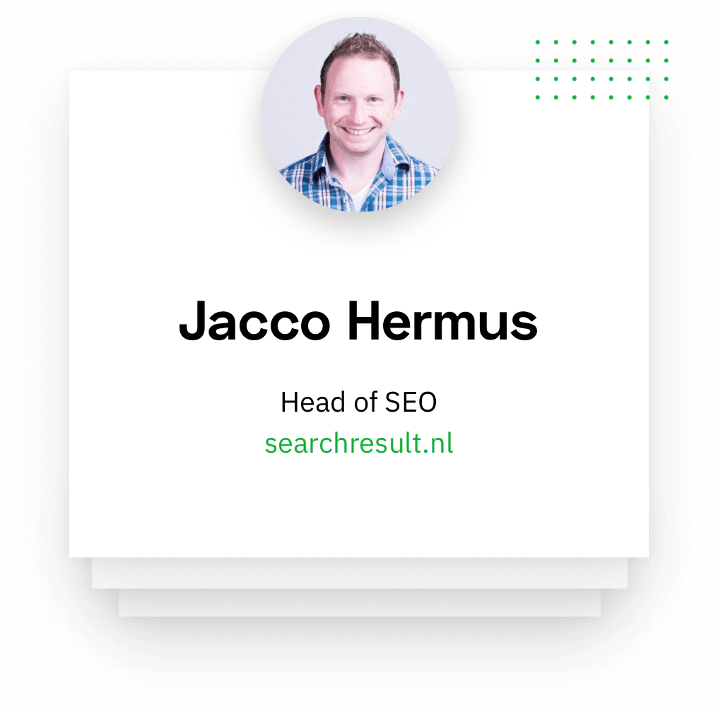 Jacco Hermus - Head of SEO, searchresult.nl